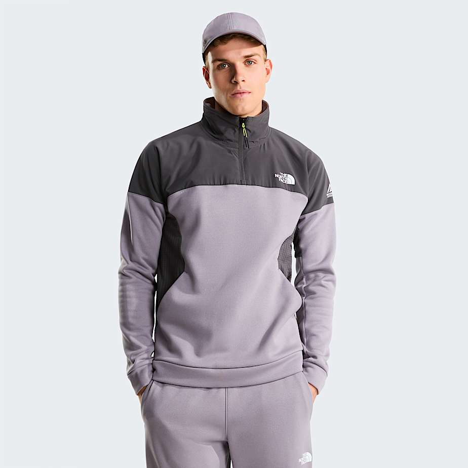 Mountain Athletics Fleecejacke mit 1/4-langem RV für Herren - 1
