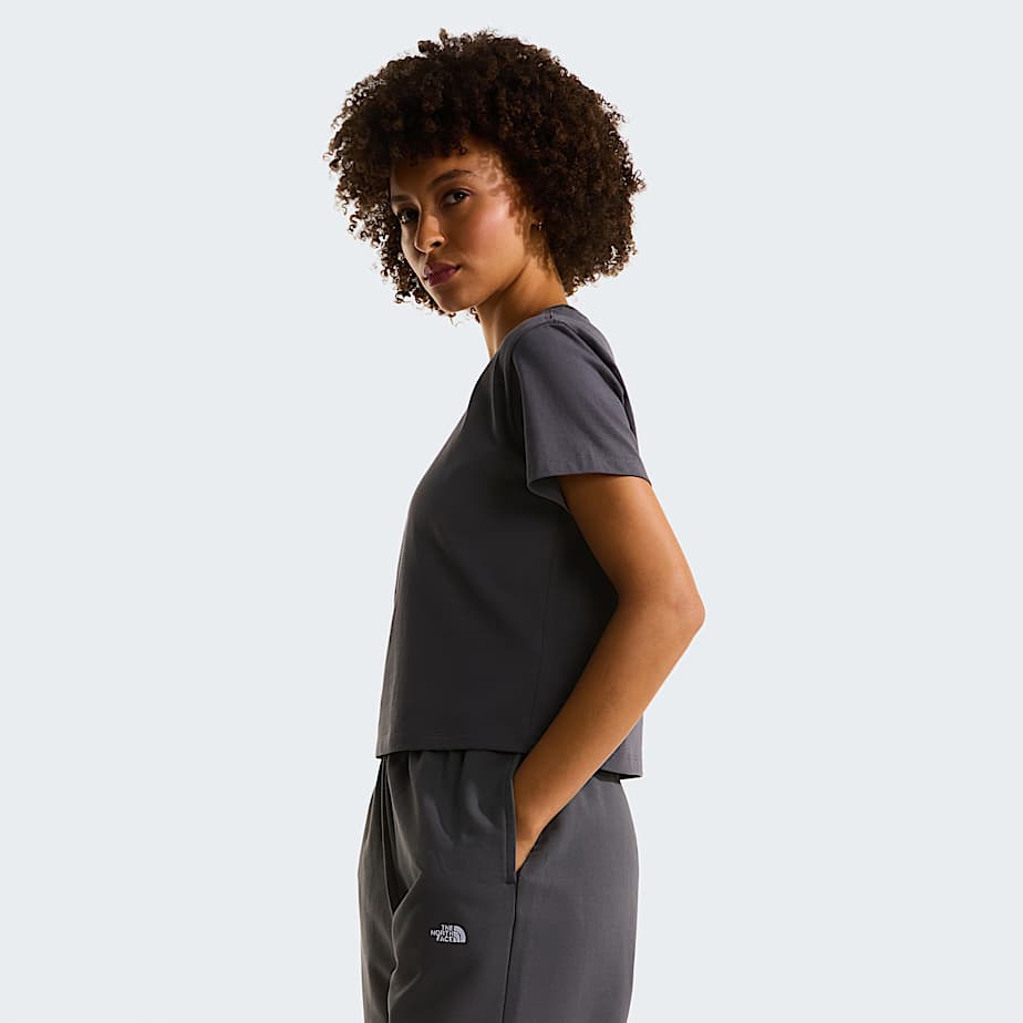 Womens Essential Regular Cutie TShirt TNF Anthracite Grey ALT2