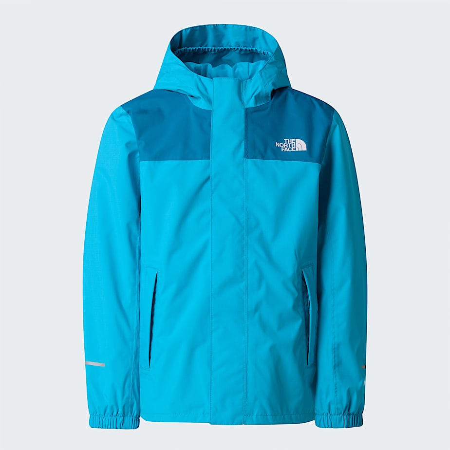 Kids Antora Rain Jacket TNF Meridian BlueDusk Blue ALT20