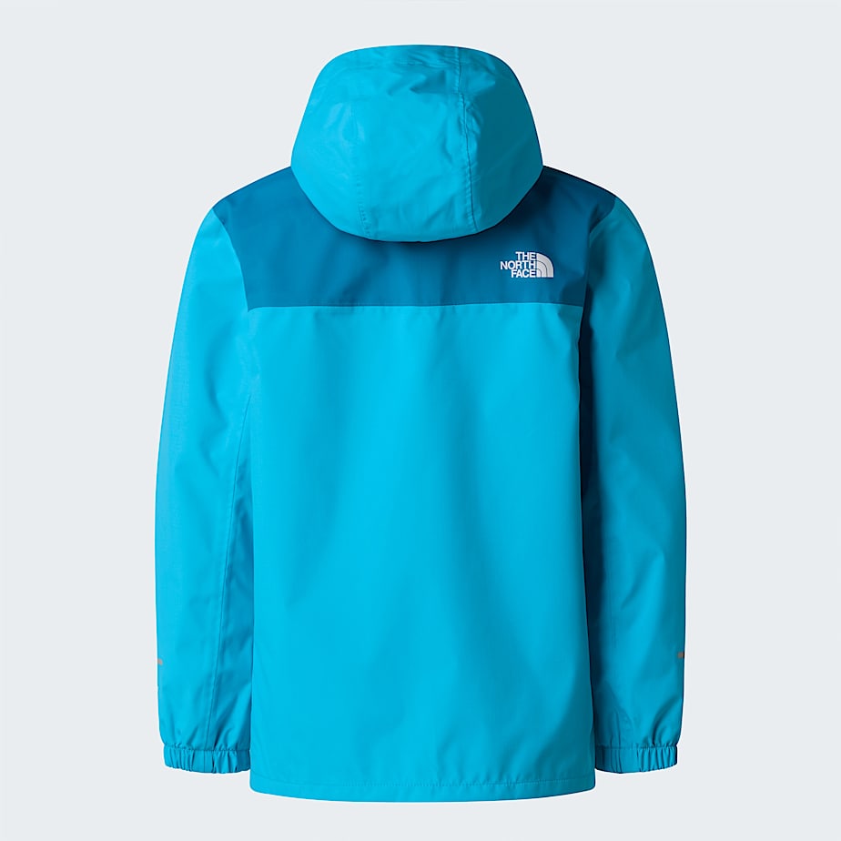 Kids Antora Rain Jacket TNF Meridian BlueDusk Blue ALT21