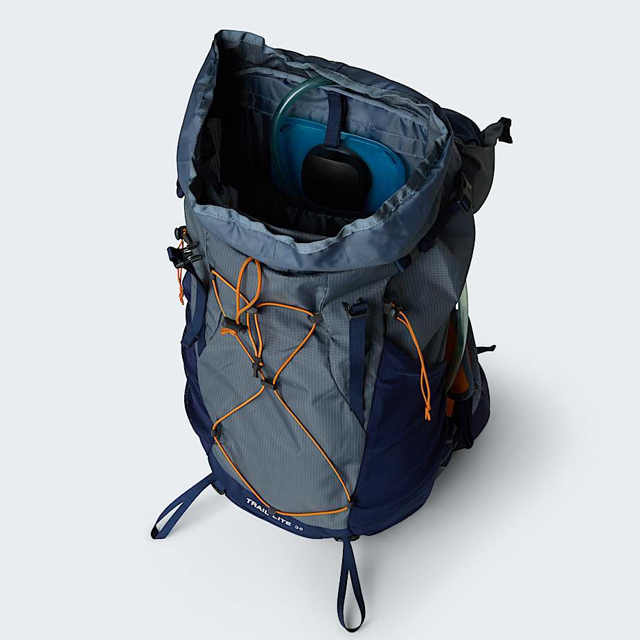 Trail Lite 36Litre Backpack TNF Granite GreySummit NavyDust Orange ALT5