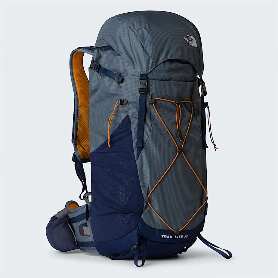 Trail Lite 36Litre Backpack TNF Granite GreySummit NavyDust Orange HERO