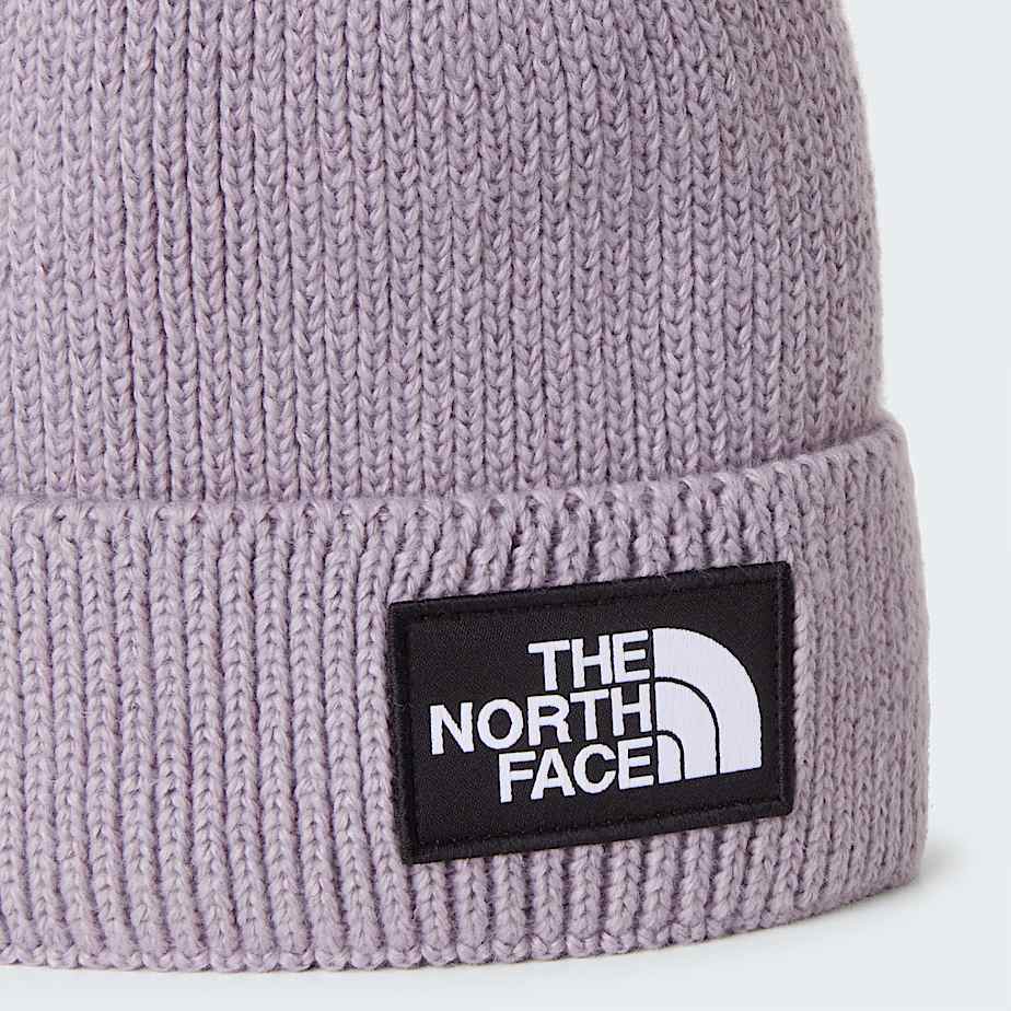 Berretto con risvolto e logo box TNF TNF Transcendent Grey ALT2