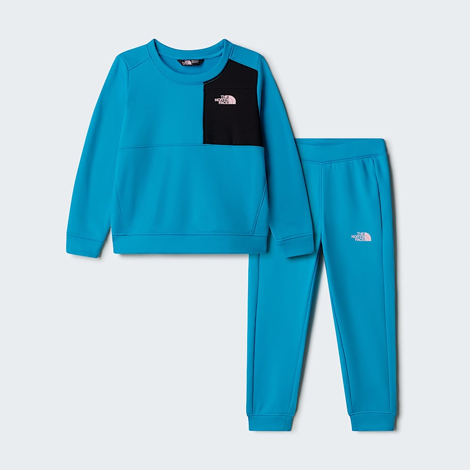 Kids TNF Performance Fleece TwoPiece Set TNF Meridian Blue ALT20