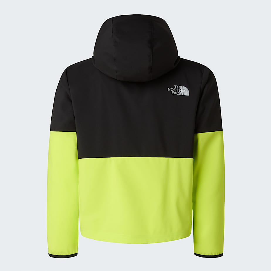 Boys On The Trail FullZip Hooded Jacket TNF TNF BlackFizz LimeSilver Reflective ALT21