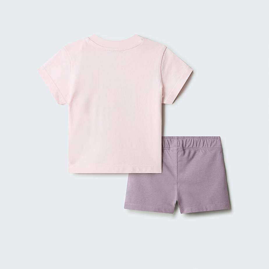Baby NSE Box Play Regular Shorts Set TNF Pale BlossomTranscendent Grey ALT21