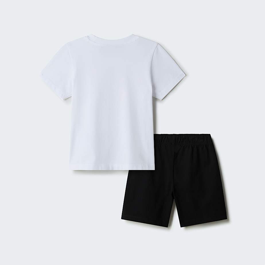 Set NSE Box Play Regular con pantaloncini da bambini TNF ALT21