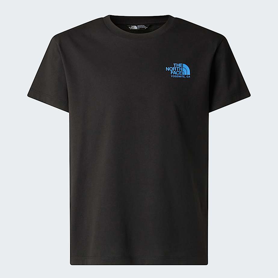 Girls Flora Relaxed TShirt TNF TNF Black ALT20