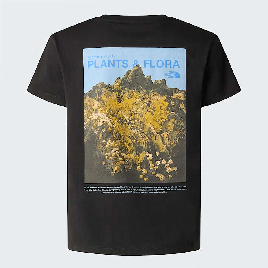Girls Flora Relaxed TShirt TNF TNF Black ALT21