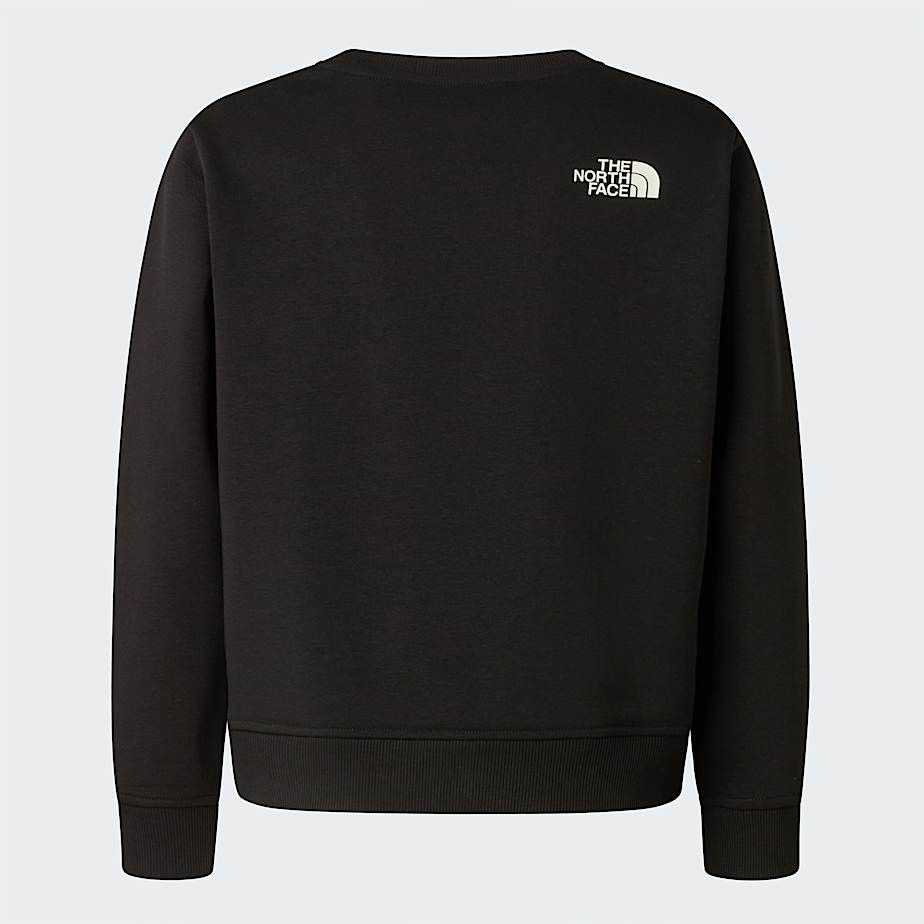 Girls Flora Relaxed Sweatshirt TNF TNF Black ALT21