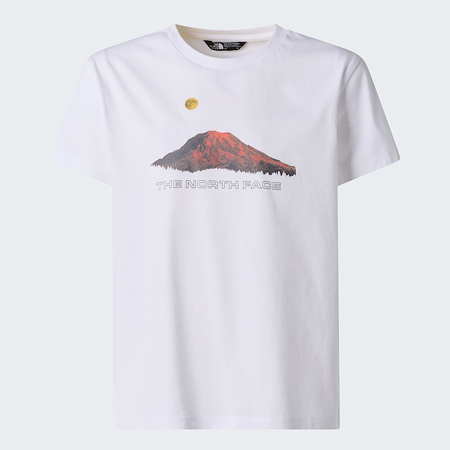 Boys Mountain Night Relaxed TShirt TNF TNF White ALT20
