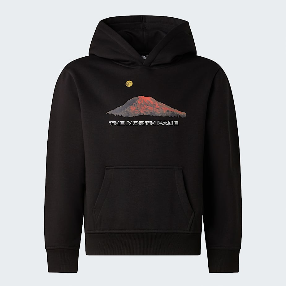 Mountain Night Relaxed Hoodie Boy TNF TNF Black ALT20