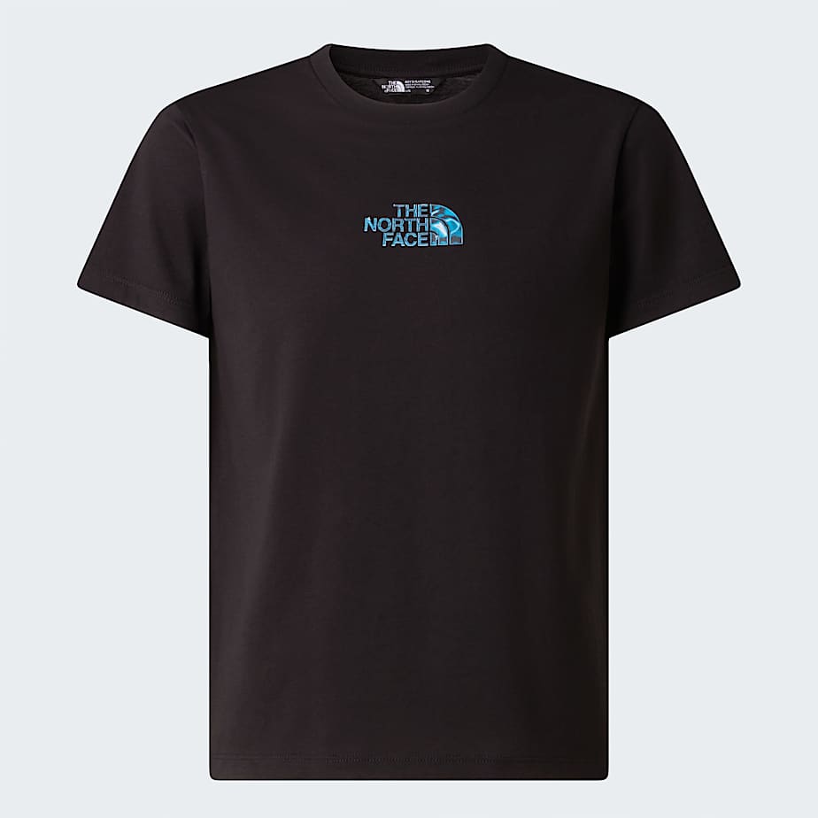 Boys Liquid Logo Regular TShirt TNF TNF Black ALT20