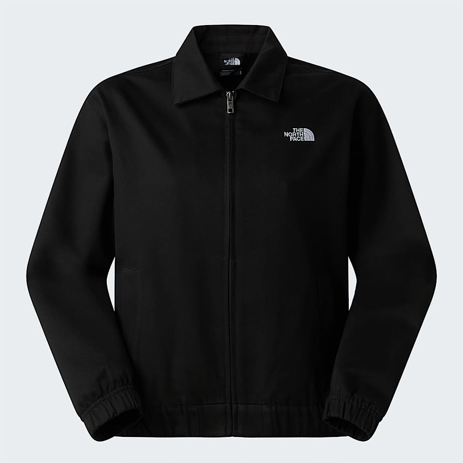 Womens Twill Collared Jacket TNF TNF Black ALT20