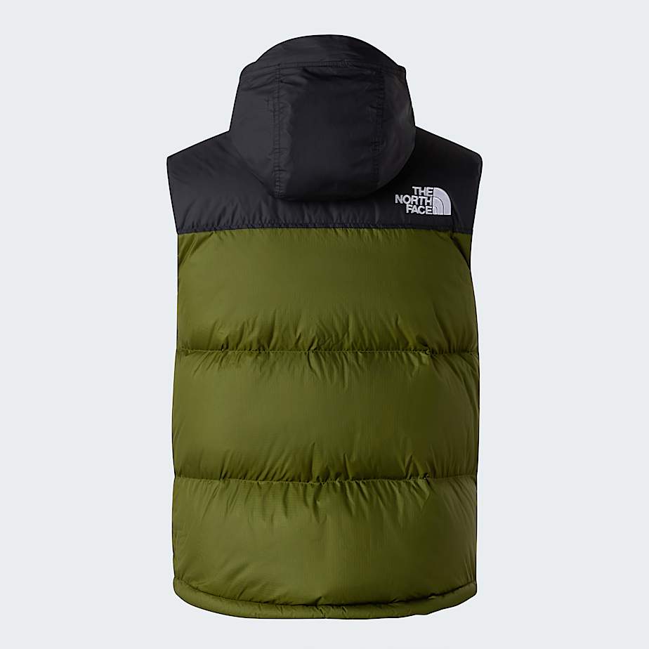 Mens 1996 Retro Nuptse Gilet TNF Woodland GreenTNF Black ALT21