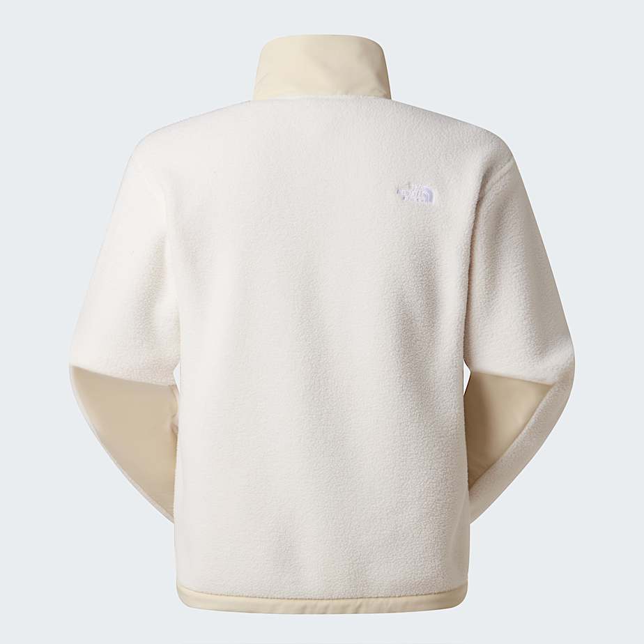 Yumiori OffPeak Fleecejacke mit durchgehendem RV fr Herren TNF White DuneDesert Stone ALT21