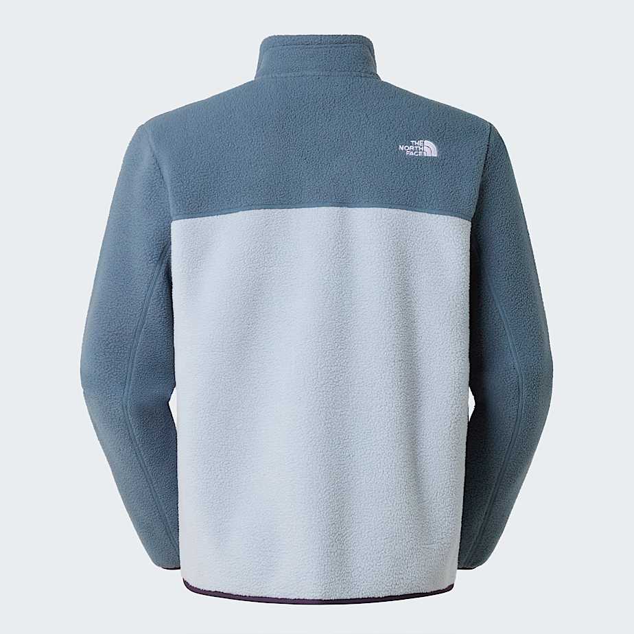 Yumiori Fleecejacke mit durchgehendem RV fr Herren TNF Frost GreyGranite GreyEndless Dusk ALT21