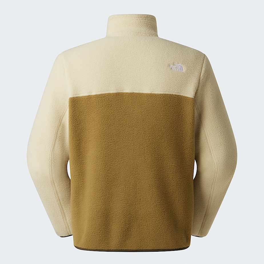 Yumiorifleecejas met kwartrits voor heren TNF CedarDesert StoneNew Taupe Green ALT21