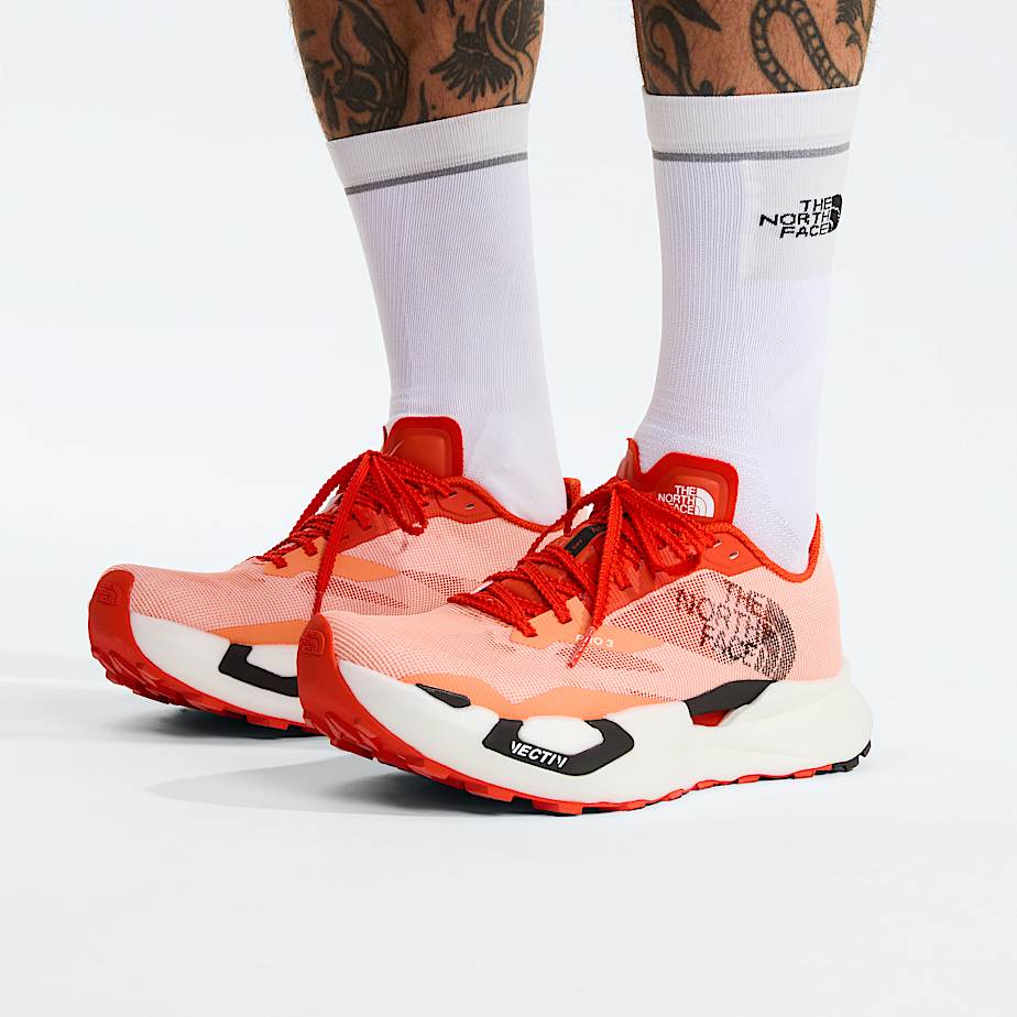 Summit VECTIV Pro 3 Trail Running Shoes TNF Citrus RustLava Red ALT2