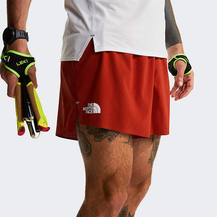 Mens Summit Pacesetter 5 Shorts TNF Iron Clay ALT4