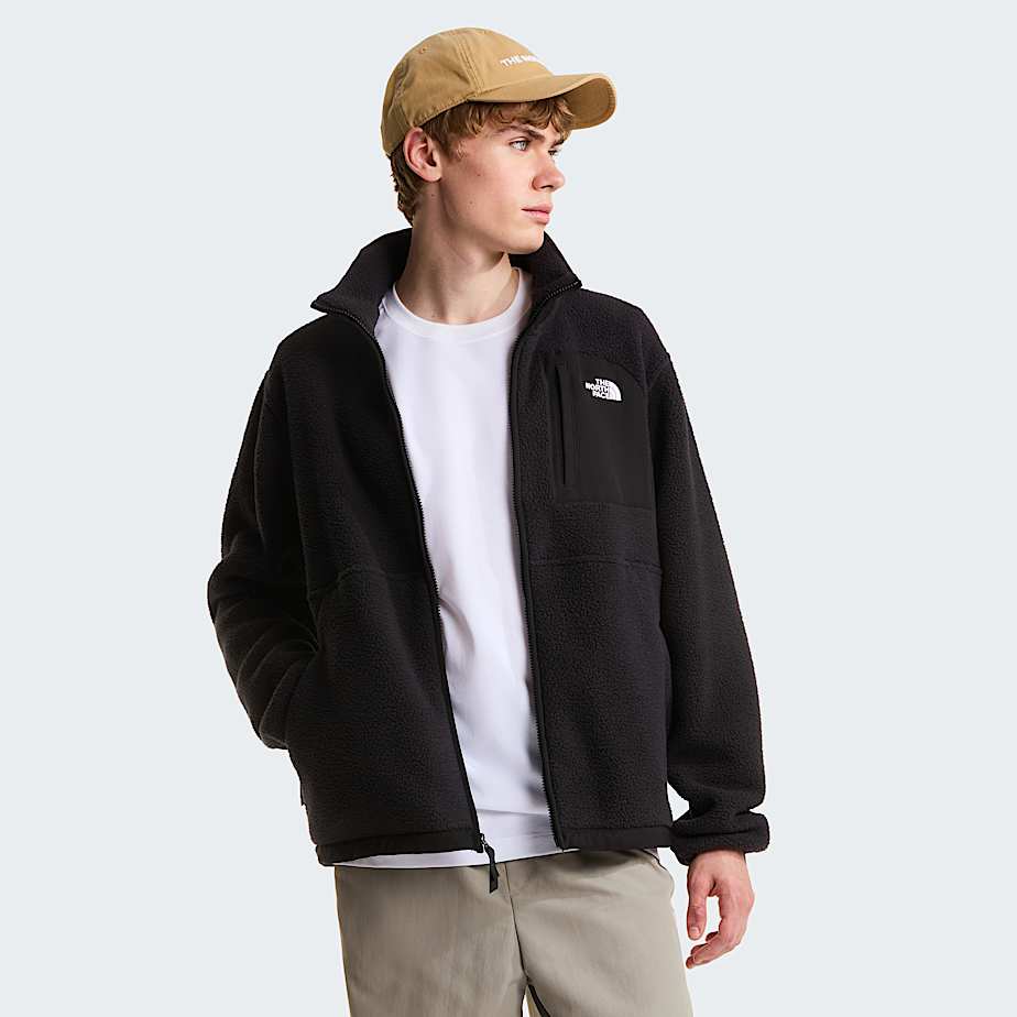 Yumiori OffPeak Fleecejacke mit durchgehendem RV fr Herren TNF TNF Black ALT4