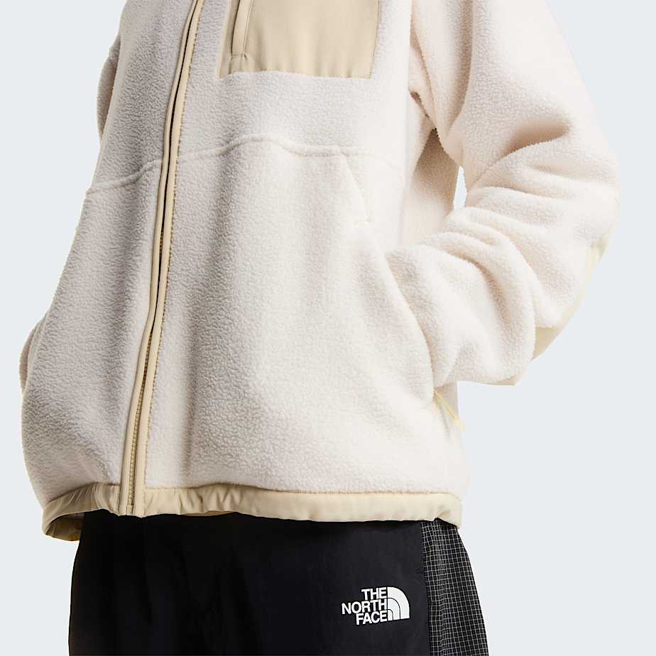 Yumiori OffPeak Fleecejacke mit durchgehendem RV fr Herren TNF White DuneDesert Stone ALT6