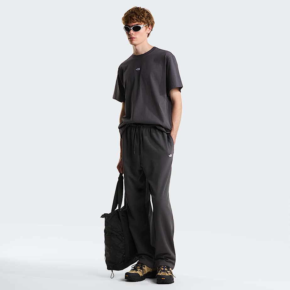 Tshirt dcontract Essential avec logo central pour homme TNF Anthracite Grey ALT1