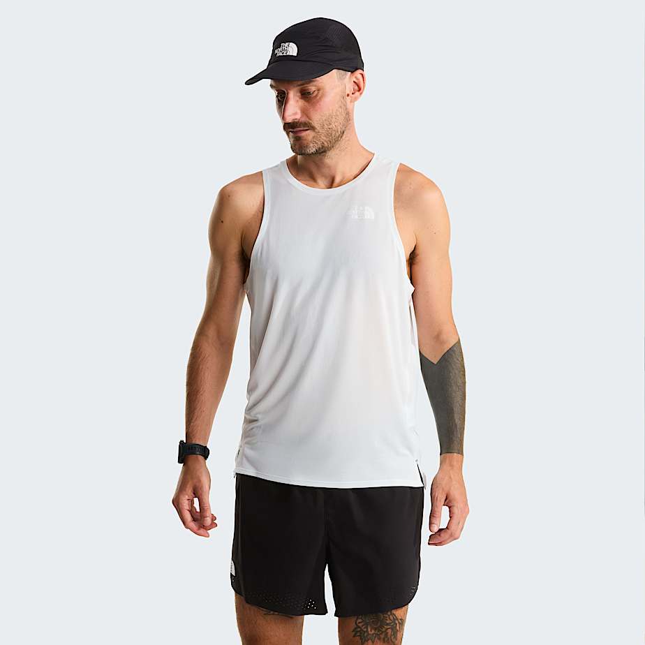 Mens Summit High Trail Run Tank Top TNF HERO