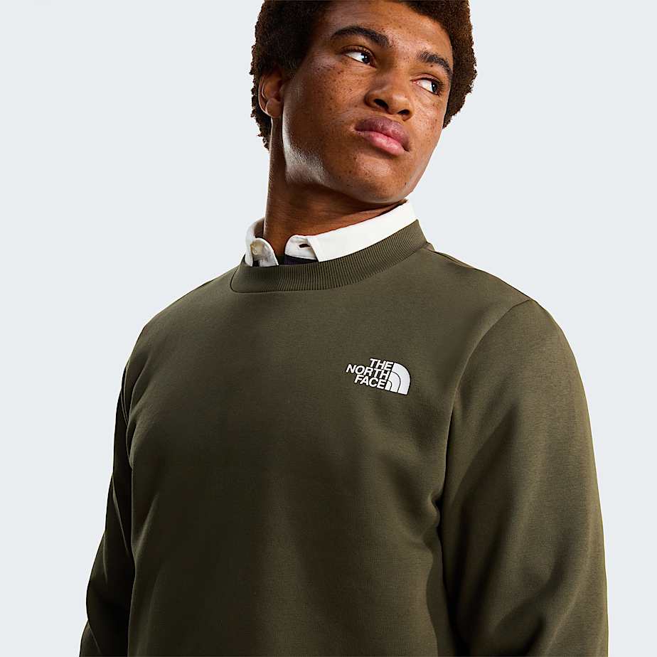 Felpa Simple Dome da uomo TNF New Taupe Green ALT4