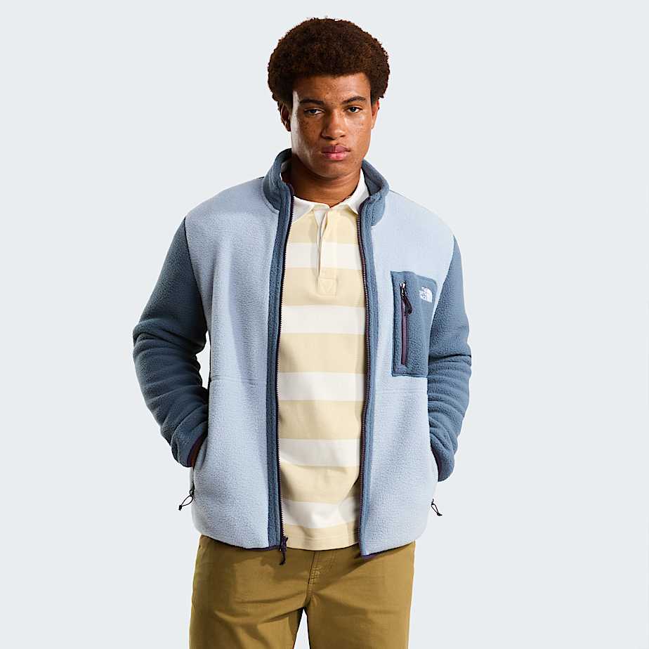 Yumiori Fleecejacke mit durchgehendem RV fr Herren TNF Frost GreyGranite GreyEndless Dusk ALT4