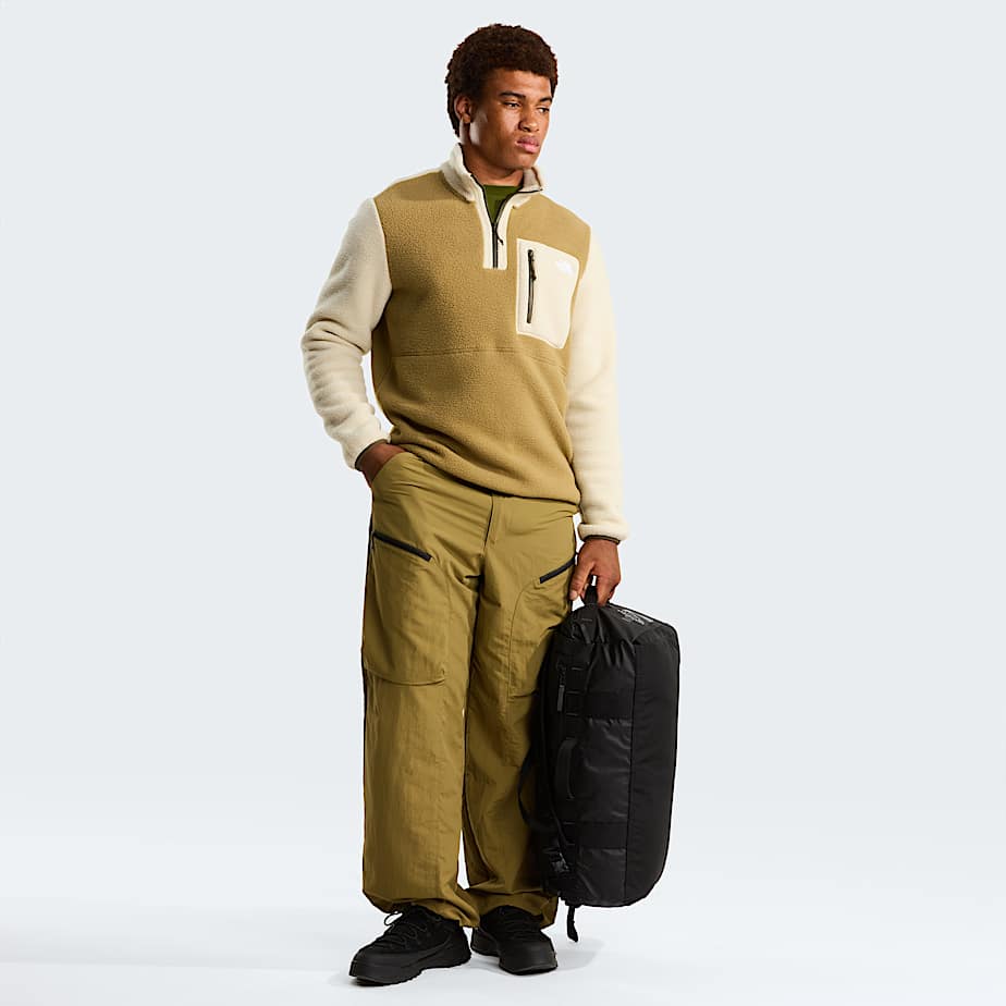 Yumiorifleecejas met kwartrits voor heren TNF CedarDesert StoneNew Taupe Green ALT1