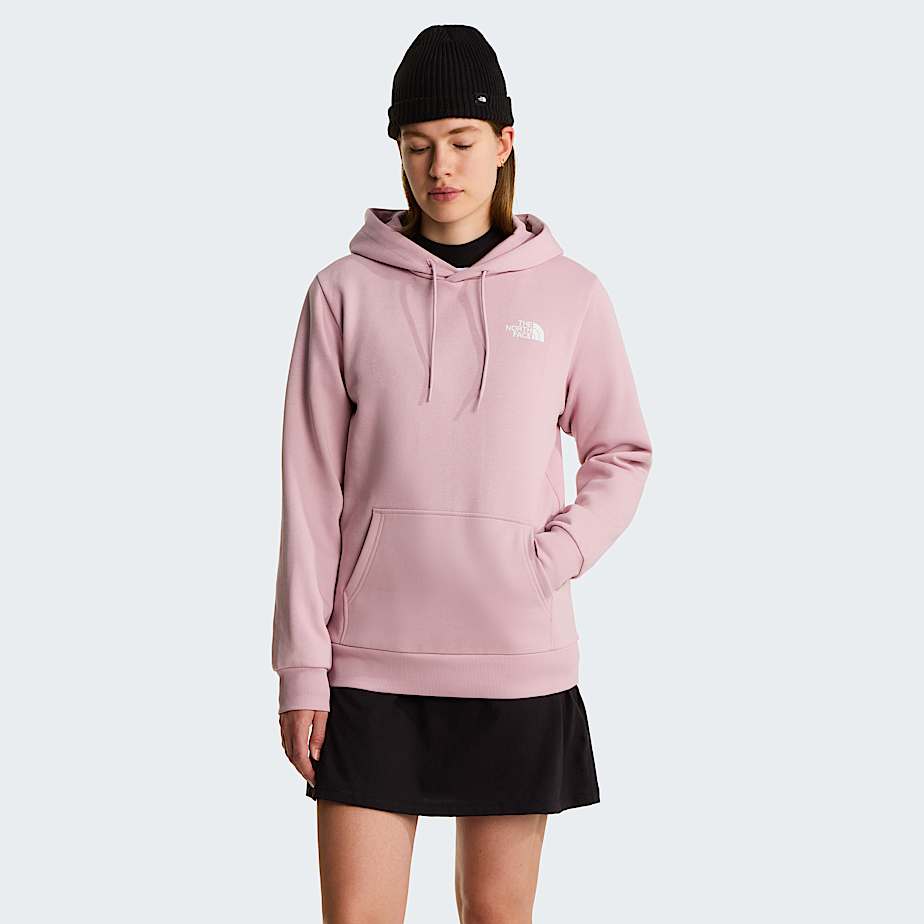 Womens Simple Dome Hoodie TNF Metal Pink HERO