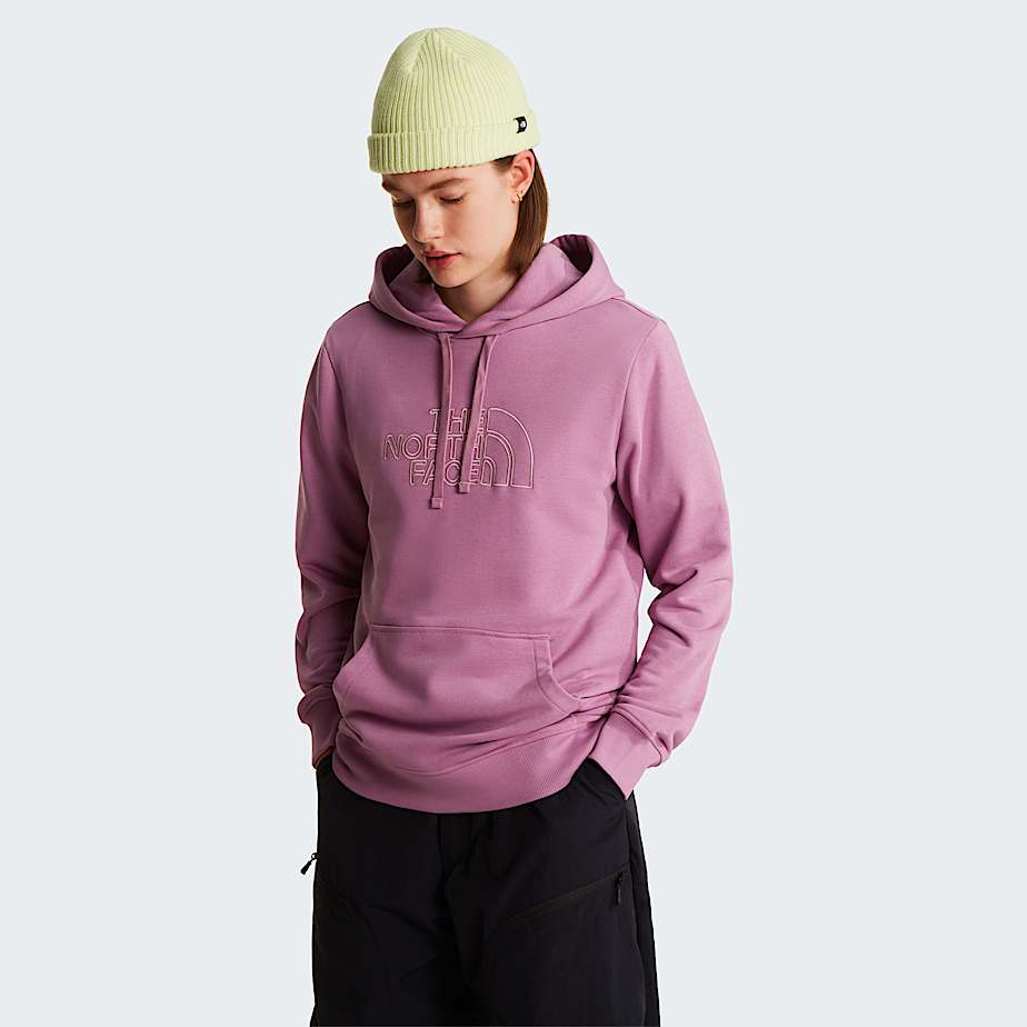 Drew Peak Lighthoodie voor dames TNF Hushed LavenderMetal Pink HERO