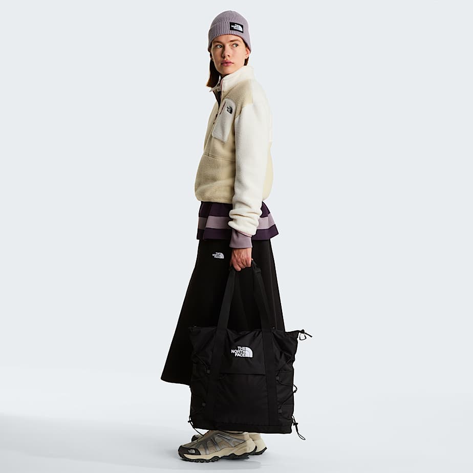 Yumiorifleecejas met kwartrits voor dames TNF Desert StoneWhite DuneMetal Pink ALT1