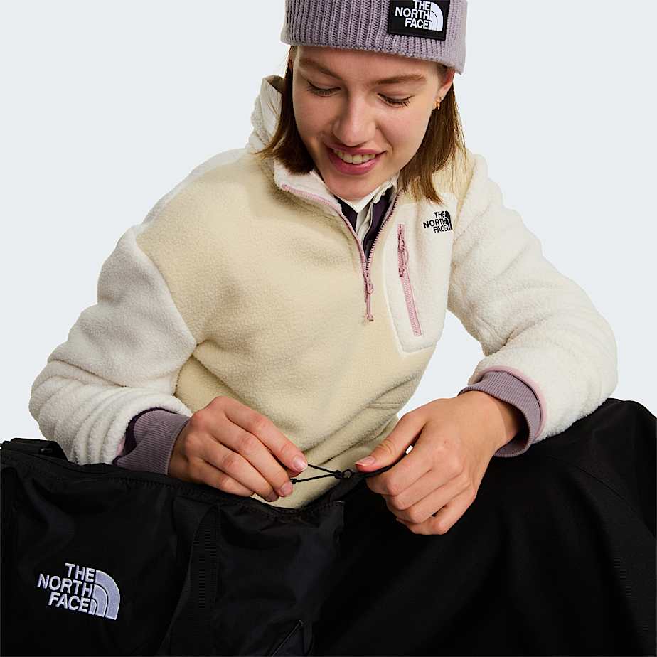 Yumiorifleecejas met kwartrits voor dames TNF Desert StoneWhite DuneMetal Pink ALT6