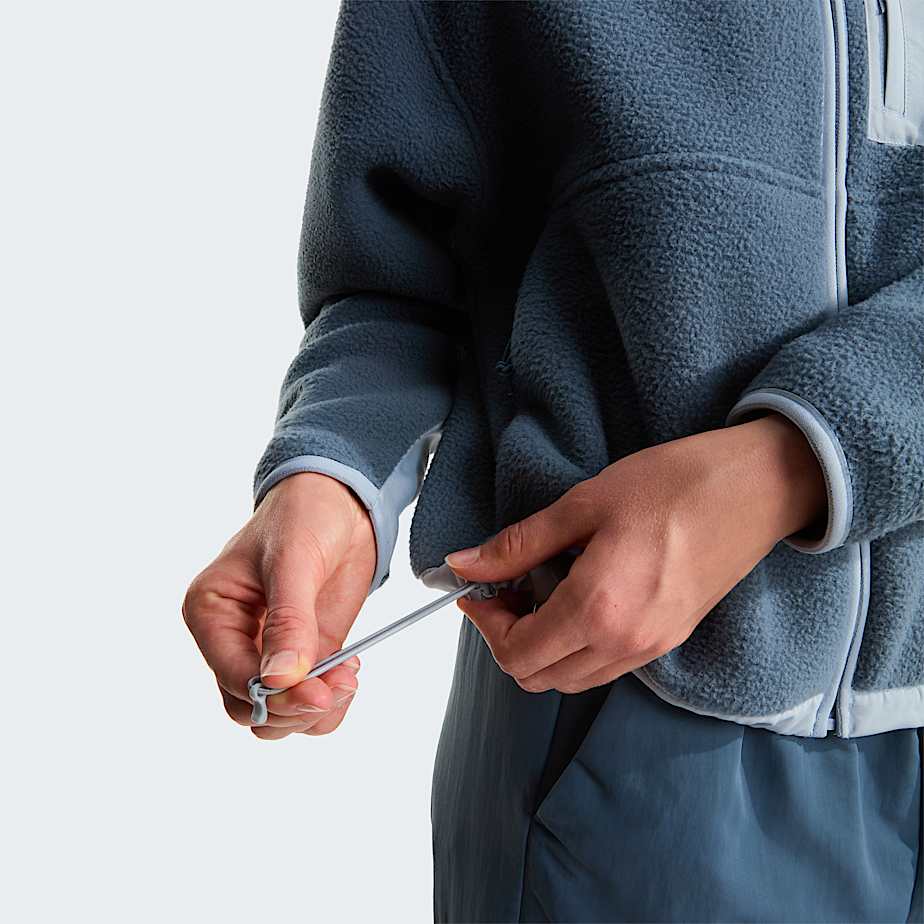 Womens Yumiori OffPeak FullZip Fleece Jacket TNF Granite GreyFrost Grey ALT7