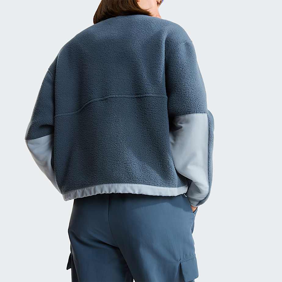 Womens Yumiori OffPeak FullZip Fleece Jacket TNF Granite GreyFrost Grey ALT8