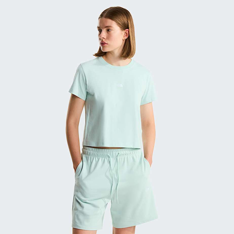 Womens Essential Regular Cutie TShirt TNF Opal Frost HERO
