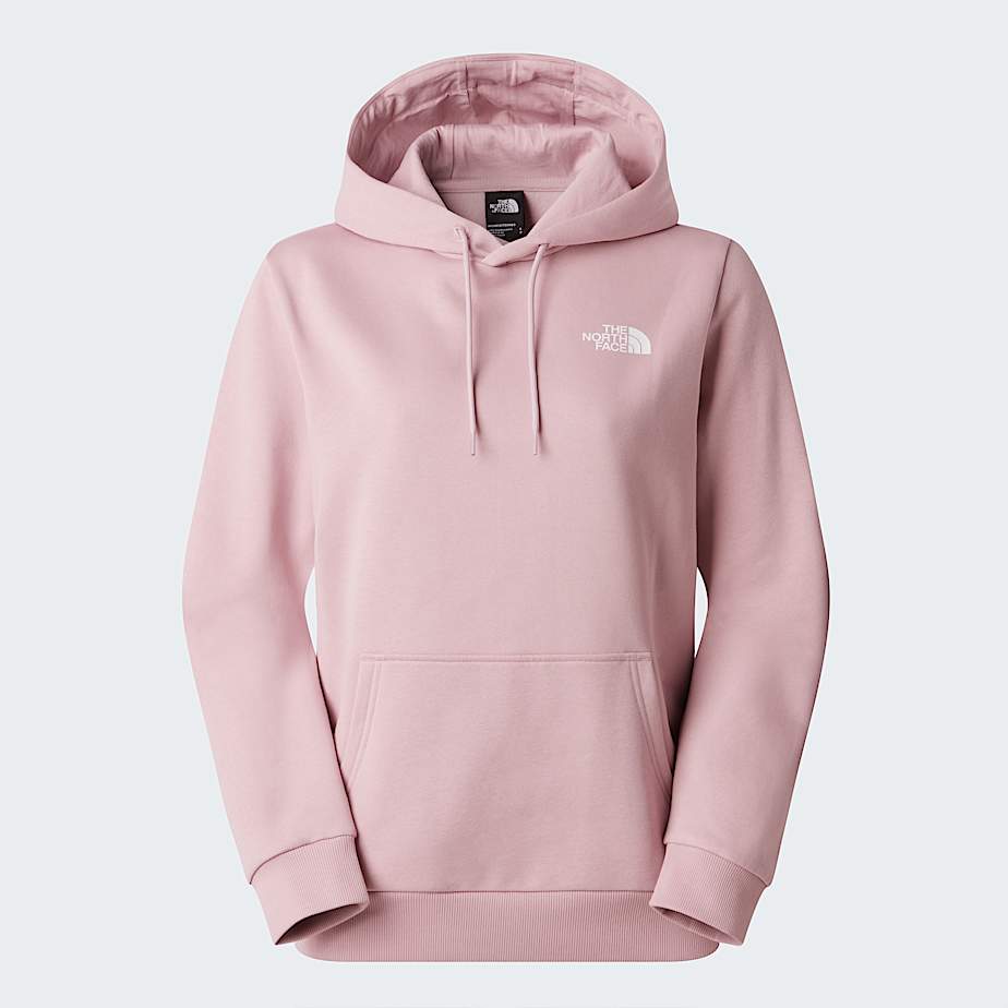 Womens Simple Dome Hoodie TNF Metal Pink ALT20