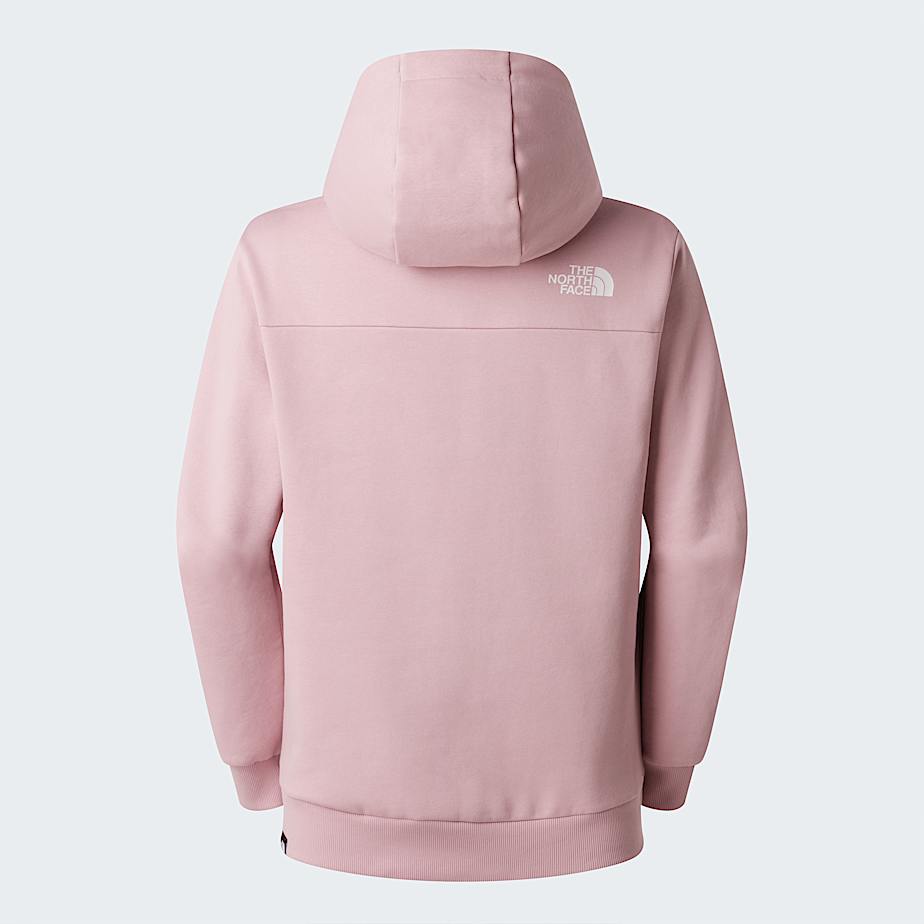 Womens Simple Dome Hoodie TNF Metal Pink ALT21