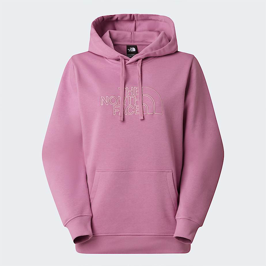 Drew Peak Lighthoodie voor dames TNF Hushed LavenderMetal Pink ALT20