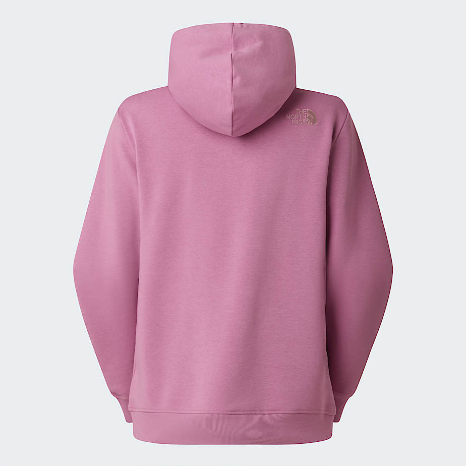 Drew Peak Lighthoodie voor dames TNF Hushed LavenderMetal Pink ALT21