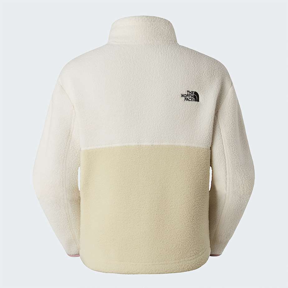 Yumiorifleecejas met kwartrits voor dames TNF Desert StoneWhite DuneMetal Pink ALT21