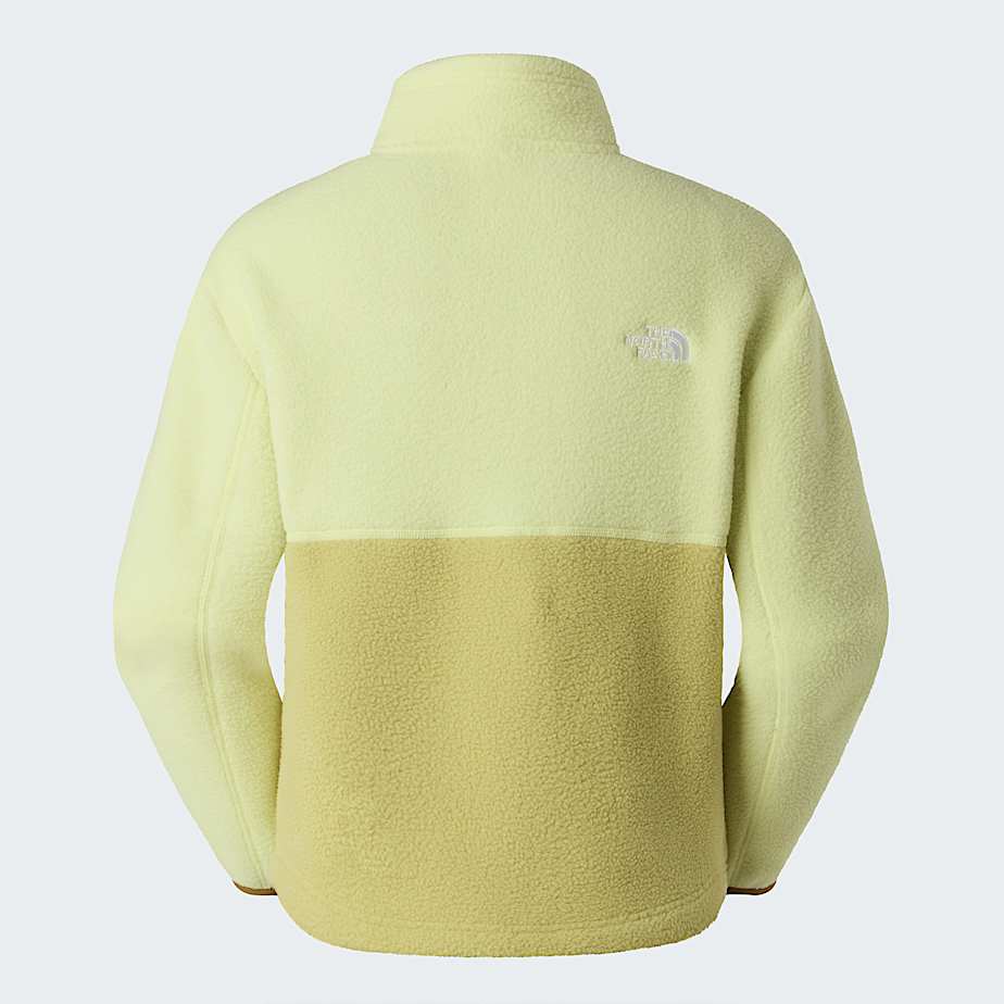 Womens Yumiori 14 Zip Fleece Jacket TNF PearLemon MistCedar ALT21