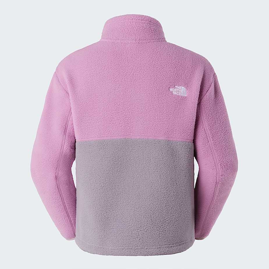 Giacca in pile Yumiori con cerniera a 14 da donna TNF Transcendent GreyHushed LavenderMetal Pink ALT21