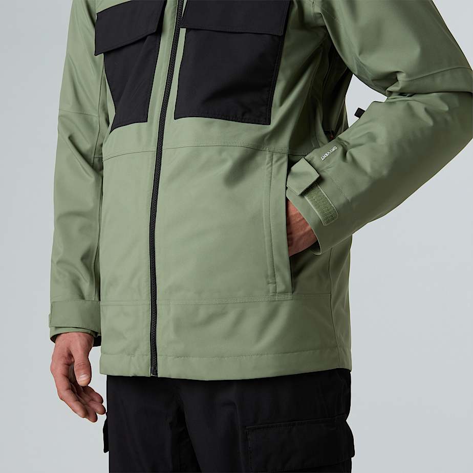 Mens Fourbarrel Triclimate 3in1 Jacket TNF Bark MistTNF Black ALT9