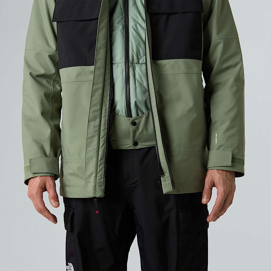 Mens Fourbarrel Triclimate 3in1 Jacket TNF Bark MistTNF Black ALT12