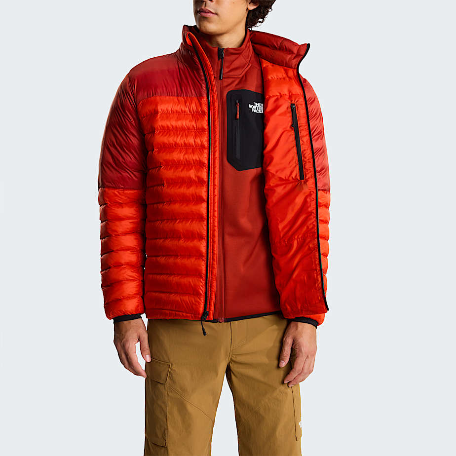 Mens Terra Peak Jacket TNF Lava RedIron Clay ALT6