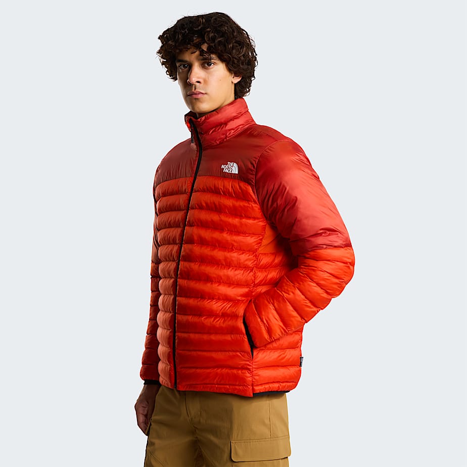 Mens Terra Peak Jacket TNF Lava RedIron Clay HERO