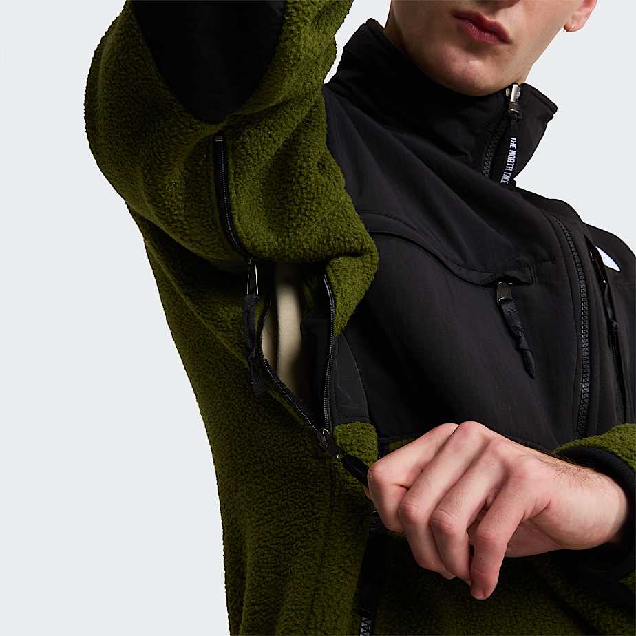 Giacca Retro Denali da uomo TNF Woodland GreenTNF Black ALT9